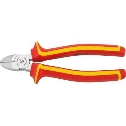 6720 4 180 VDE - Szczypce tnące boczne izolowane VDE, szczęki chromowane, 180 mm