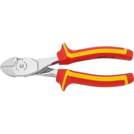 6721 4 160 VDE - Szczypce tnące boczne izolowane VDE, wzmocnione, szczęki chromowane, 160 mm