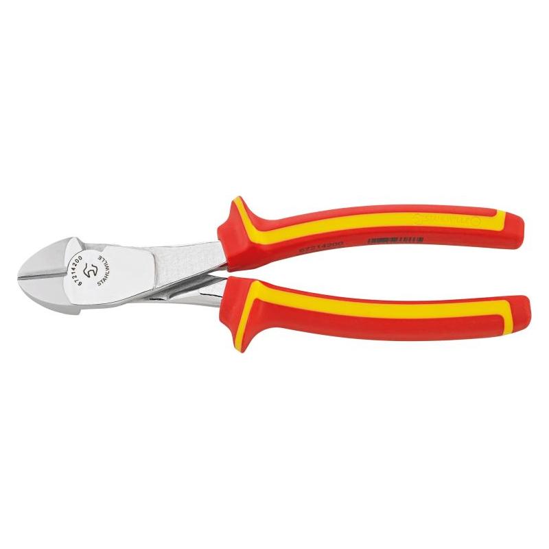 6721 4 200 VDE - Szczypce tnące boczne izolowane VDE, wzmocnione, szczęki chromowane, 200 mm
