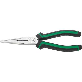 6730 1 200 - Szczypce półokrągłe, z ostrzem tnącym, proste, szczęki chromowane, 200 mm