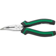 6731 1 160 - Szczypce półokrągłe, z ostrzem tnącym, odgięte 45°, szczęki chromowane, 160 mm