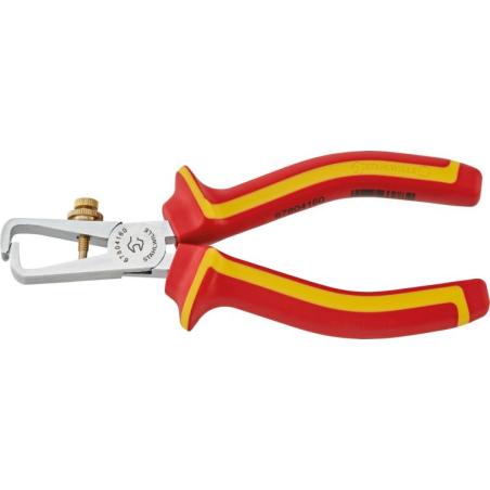 6780 4 160 VDE - Szczypce do zdejmowania izolacji izolowane VDE, szczęki chromowane, 160 mm