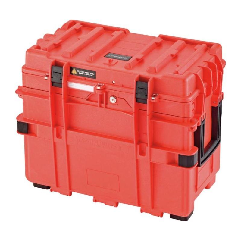 13217 LR K - Skrzynia narzędziowa na kółkach, ładowność 60 kg, czerwona, 81091334