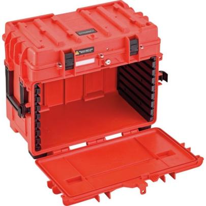 13217 LR K - Skrzynia narzędziowa na kółkach, ładowność 60 kg, czerwona, 81091334