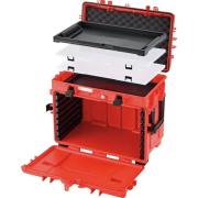 13217 LR K - Skrzynia narzędziowa na kółkach, ładowność 60 kg, czerwona, 81091334