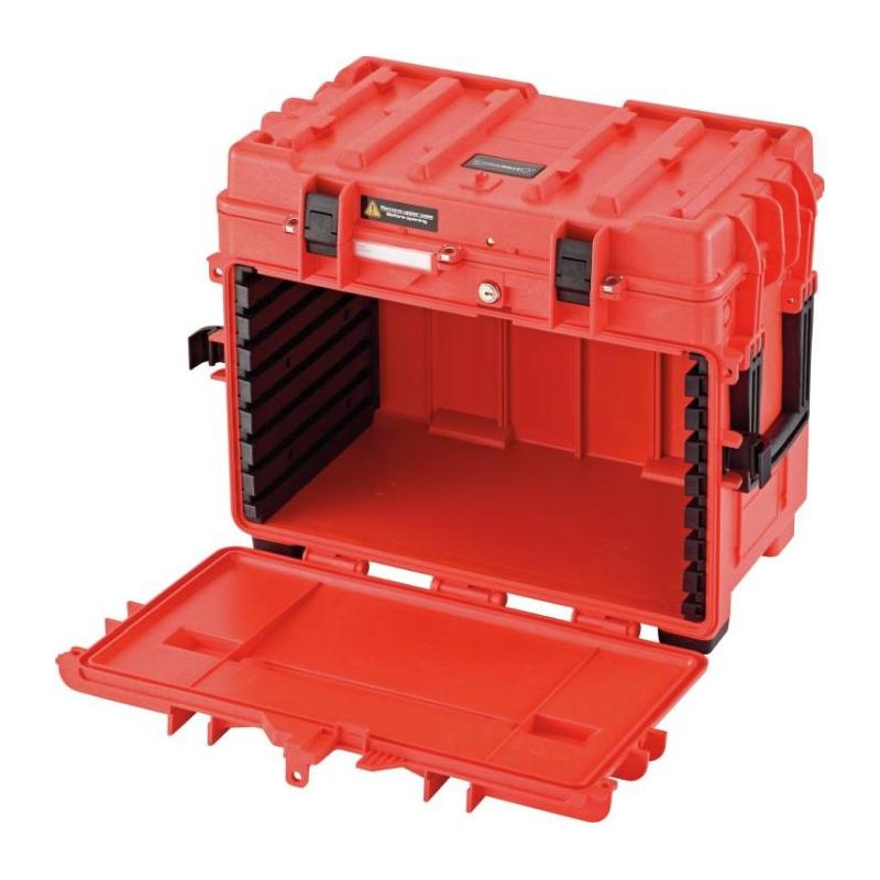 13217 LR K - Skrzynia narzędziowa na kółkach, ładowność 60 kg, czerwona, 81091334