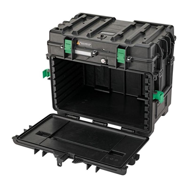 13217 TS K - Skrzynia narzędziowa na kółkach, ładowność 60 kg, czarna, 81091335