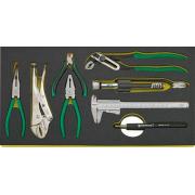 TCS 13214/1 WT/LM 3 - Moduł szczypiec do skrzyni 13217 (8 szt.), wkładka piankowa, 96831102