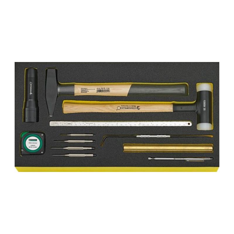 TCS 13214/1 WT/LM 4 - Moduł narzędzi do pobijania do skrzyni 13217 (12 szt.), wkładka piankowa, 96831103