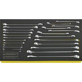 TCS 13214A/1 WT/LM 6 - Moduł kluczy oczkowo-płaskich i grzechotkowych do skrzyni 13217 (28 szt.), wkładka piankowa, 96831109