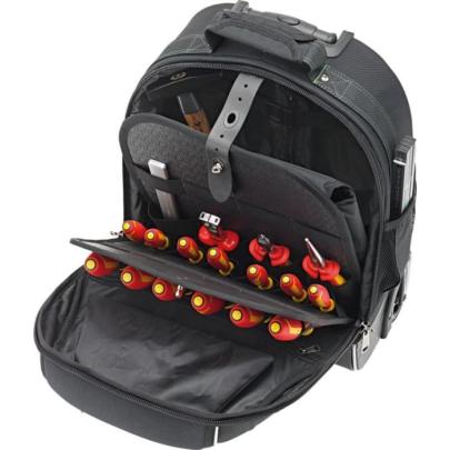 13215/19 VDE - Zestaw 19 narzędzi izolowanych VDE, w plecaku na kółkach 13215, 98810303