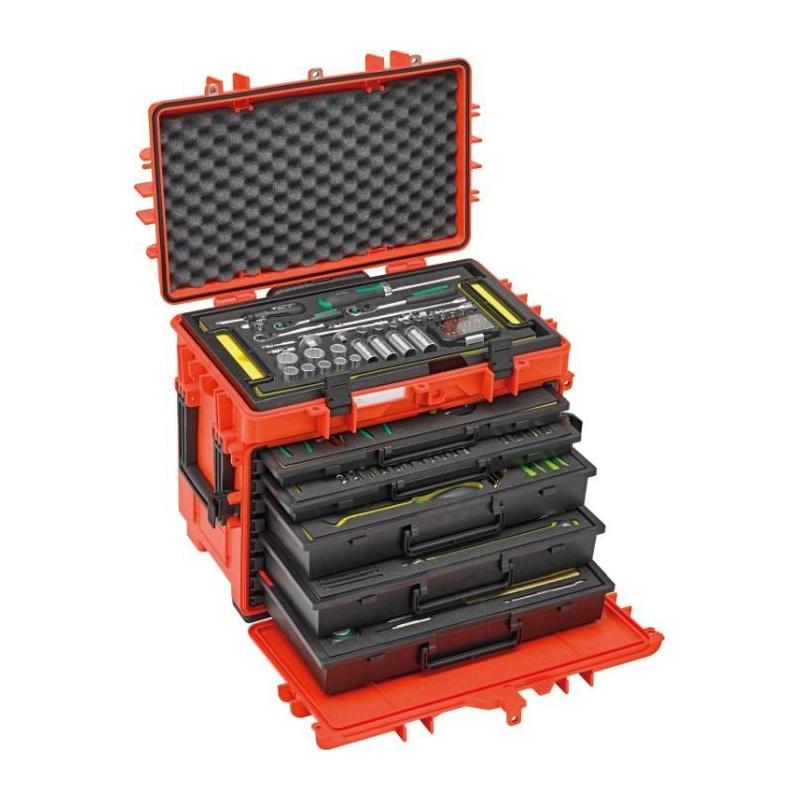 13214A/1 WT/LR - Zestaw 163 narzędzi do przeglądów samolotów, 6 modułów, w skrzyni 13217, 98814935