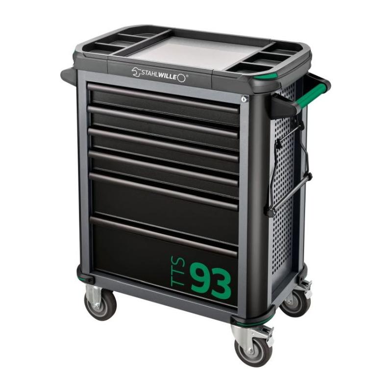 93/250QR - Zestaw 250 narzędzi, 10 modułów, w wózku narzędziowym 93/6 A, 98830180