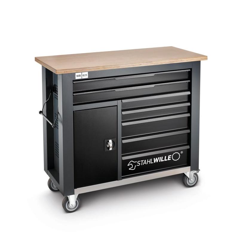 WB 621/238QR - Zestaw 238 narzędzi, 5 modułów, w stole warsztatowym WB 621, 98830204