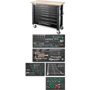 WB 625/238QR - Zestaw 238 narzędzi, 5 modułów, w stole warsztatowym WB 625, 98830205