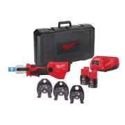 M12 ONEHPT-202C V-SET2 - Subkompaktowa zaciskarka do rur 12 V, FORCE LOGIC™, w walizce, 2 x 2.0 Ah + ładowarka, 4933481035