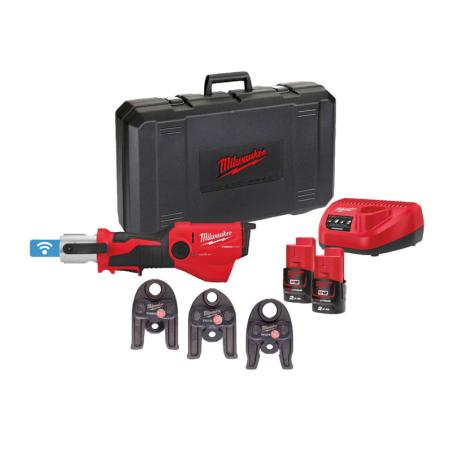 M12 ONEHPT-202C TH-SET - Subkompaktowa zaciskarka do rur 12 V, FORCE LOGIC™, w walizce, 2 x 2.0 Ah + ładowarka, 4933481036