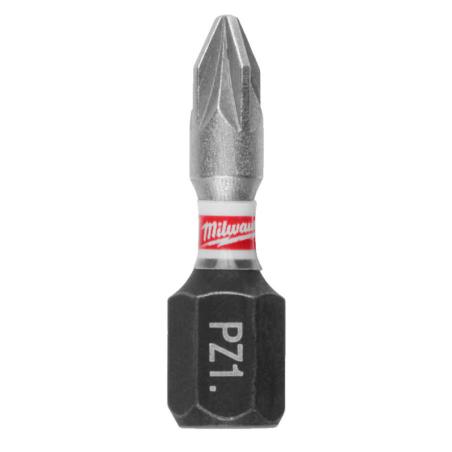 4932500355 - Bit udarowy Shockwave do śrub Pozidriv, PZ1 x 25 mm (3 szt.)