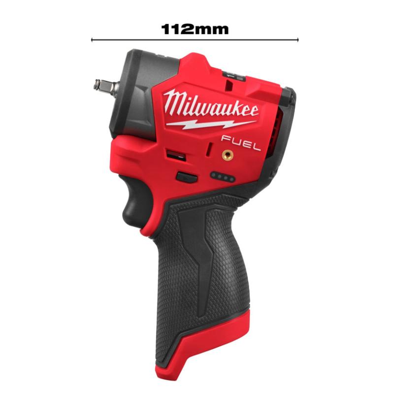 M12 FSCIWF14-0 - Subkompaktowy klucz udarowy 1/4", 95 Nm, 12 V, FUEL™, w walizce, bez wyposażenia, 4933498973