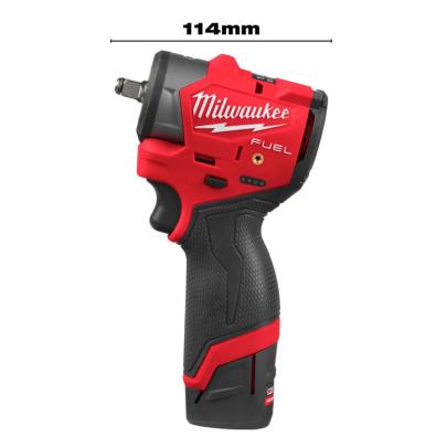 M12 FSCIWF38-252X - Subkompaktowy klucz udarowy 3/8", 271 Nm, 12 V, FUEL™, w walizce, 2 x 2.5 Ah + ładowarka, 4933498970