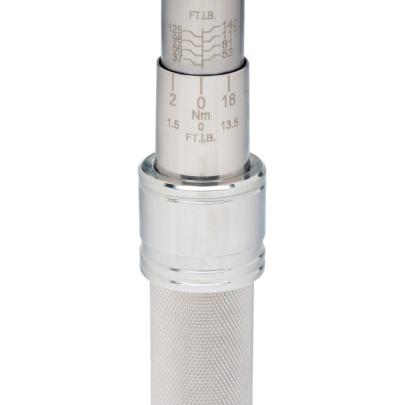 7455-20 - Klucz dynamometryczny, regulowany z grzechotką stałą 1/4", 4-20 Nm, skala liniowa