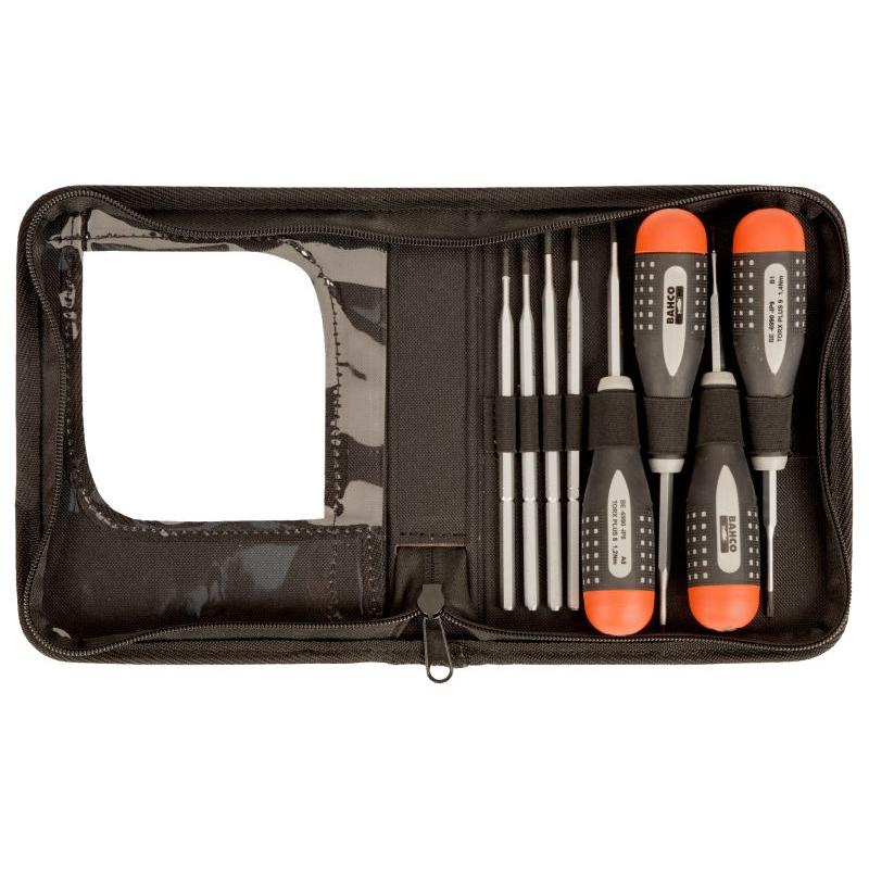 BE-6990-IPSET - Zestaw wkrętaków dynamometrycznych ERGO, stały nastaw, z końcówkami TORX® i TORX Plus®