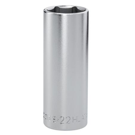 S.22HLAT - Nasadka 1/2" 6-kątna, długa, metryczna, 22 mm
