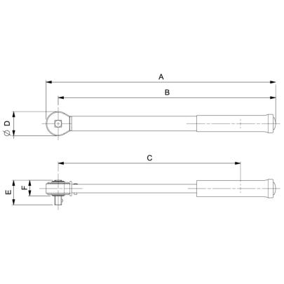 IZO-D-30 - Elektroniczny klucz dynamometryczny, pomiar momentu, głowica ze złączem prostokątnym, 3-30 Nm, 9x12 mm