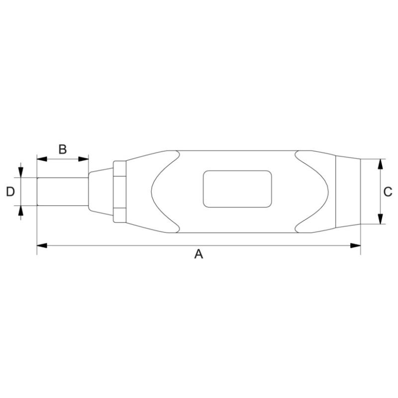 6978N - Wkrętak dynamometryczny, regulowany, skala w okienku, 90-450 cNM