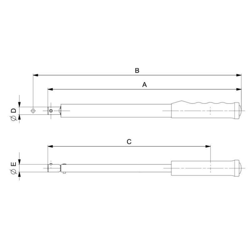 TAWMB9135M - Cyfrowy klucz dynamometryczny z Bluetooth® z pamięcią i prostokątnym gniazdem, 6,8-135 Nm (5-100 lbf.ft), 9x12 mm