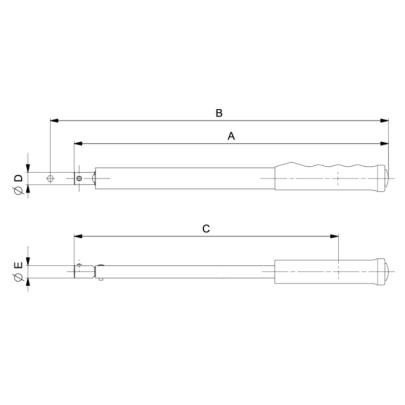 TAWMB24650 - Cyfrowy klucz dynamometryczny z Bluetooth® z pamięcią i prostokątnym gniazdem, 32,5-650 Nm (24-479,4 lbf.ft), 24x32 mm