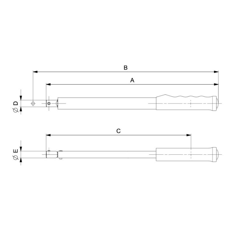 TAWMB24800 - Cyfrowy klucz dynamometryczny z Bluetooth® z pamięcią i prostokątnym gniazdem, 40-800 Nm (29,5-590 lbf.ft), 24x32 mm