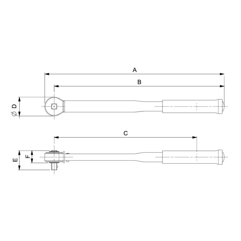 TAW38135 - Elektroniczny klucz dynamometryczny, pomiar momentu i kąta z grzechotką stałą 3/8", 7-135 Nm (5,2-99,5 lbf.ft)