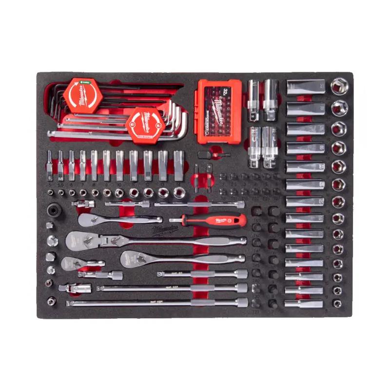 4932500756 - Moduł nasadek i akcesoriów 1/4" i 3/8" (153 szt.), wkładka piankowa