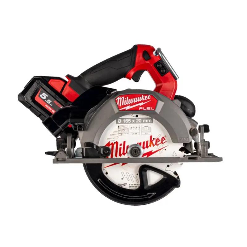 M18 FCSDC165-552 - Pilarka tarczowa do głębokiego cięcia drewna 66 mm, 18 V, FUEL™, w walizce, 2x 5.5 Ah + ładowarka, 4933499997