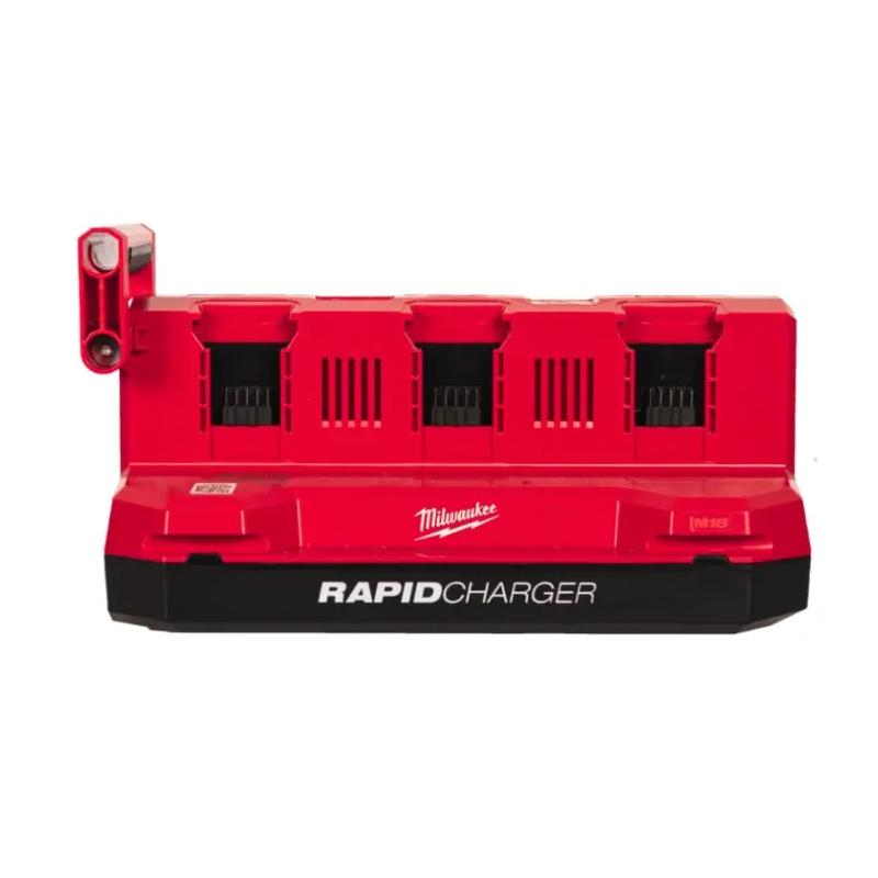 M18 MPC6EU - Szybka ładowarka 6 portowa PACKOUT™ M18™, 18 V, 2.0, 4.0, 5.0, 3.0, 6.0, 8.0 & 12.0 Ah, 4932498551