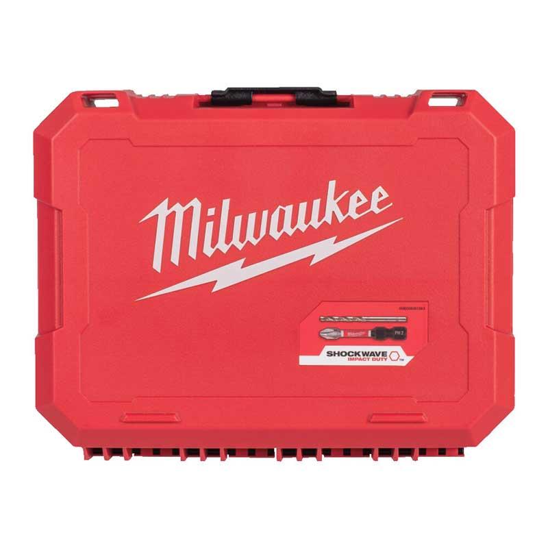 4932501309 - Zestaw bitów udarowych i wierteł Shockwave do śrub płaskich, Phillips, Pozidriv,Torx i Hex (80 szt.)