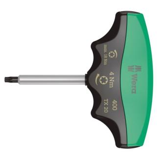 05005091001 - Wkrętak dynamometryczny 400 TX z rękojeścią T, ze sprzęgłem poślizgowym, TORX®, 5 Nm, TX25