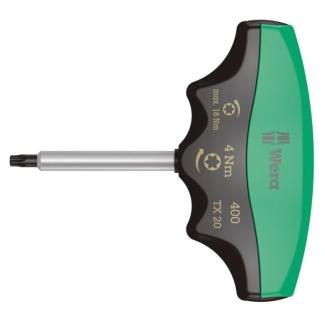 05005090001 - Wkrętak dynamometryczny 400 TX z rękojeścią T, ze sprzęgłem poślizgowym, TORX®, 4 Nm, TX20