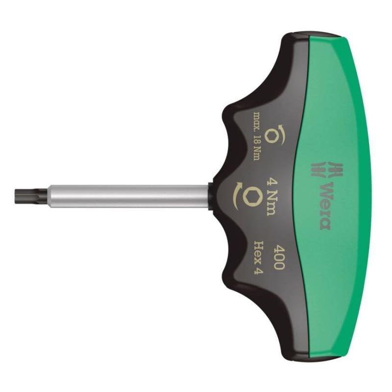 05005080001 - Wkrętak dynamometryczny 400 Hex z rękojeścią T, ze sprzęgłem poślizgowym, Hex-Plus, 4 Nm, 4 mm