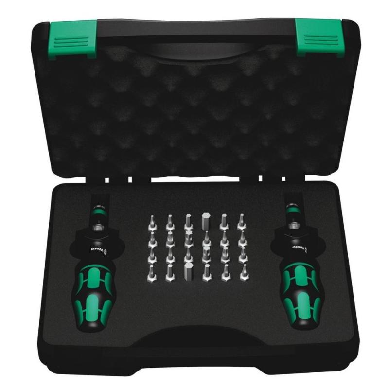 05074738001 - Kraftform torque screwdriver set, with 1/4" hex drive, 0.3-3 Nm + bits (26 pcs.)
