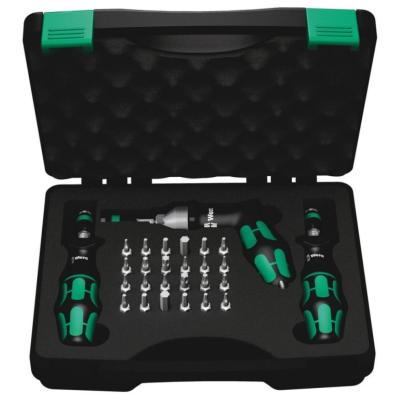 05350451001 - Kraftform torque screwdriver set, with 1/4" hex drive, 2.5-55 in.lbs. + bits (27 pcs.)