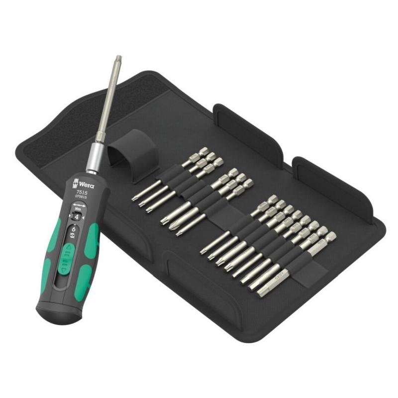 05075851001 - Kraftform Safe-Torque Speed Universal 1/4" torque screwdriver 7515, 2-6 Nm + bits