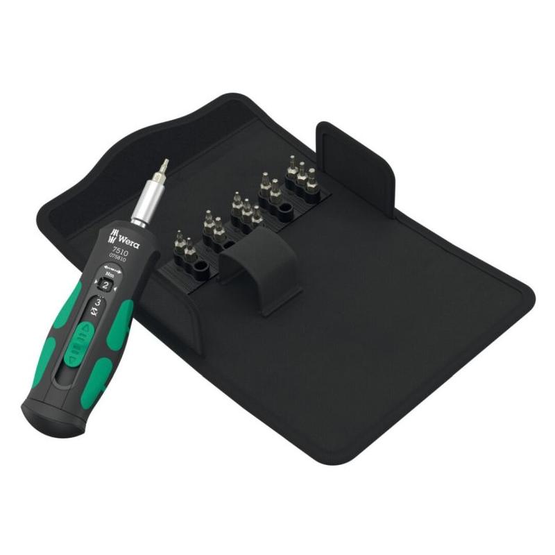 05075840001 - 7510 Kraftform Safe-Torque Speed 1/4" torque screwdriver, 1-3 Nm + bits