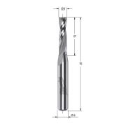 4932500916 - Frez spiralny do drewna z węglikiem spiekanym, trzpień 8 mm, 6 x 27/70 mm