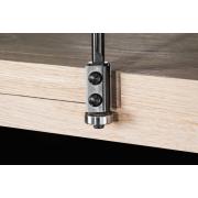 4932500935 - Frez Flush do przycinania do drewna z wymiennymi płytkami z węglikiem spiekanym, trzpień 8 mm, 19 x 30/77 mm