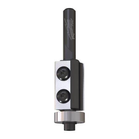 4932500935 - Frez Flush do przycinania do drewna z wymiennymi płytkami z węglikiem spiekanym, trzpień 8 mm, 19 x 30/77 mm