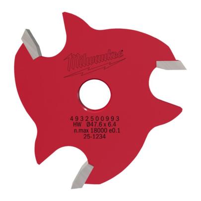 4932500993 - Frez wpustowy do drewna z węglikiem spiekanym, trzpień 8 mm, 6,4/47,6 mm