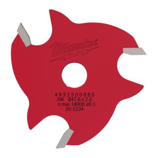 4932500985 - Carbide-tipped wood groove cutter, 8 mm shank, 2/47.6 mm
