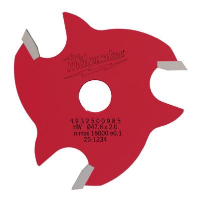 4932500985 - Carbide-tipped wood groove cutter, 8 mm shank, 2/47.6 mm